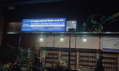 Vibrant LED Backlit Signage Board